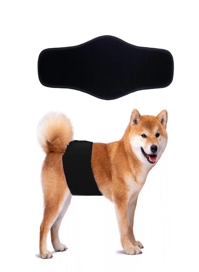 PETANGEL Small Dog Diapers, Washable & Reusable Belly Bands for Male Puppy Wraps, Highly Absorbent Upgrade Durable Belly Diapers for Small Dogs (Size: S, Adjustable Waist: 35cm - 43cm) - Image 1